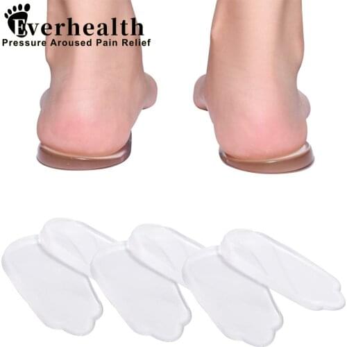 4 pairs Silicone Insoles Orthotics X/O-type Legs Corrector Gel Pillow For Heel Orthopedic Insoles Shoes Pad For Feet Care