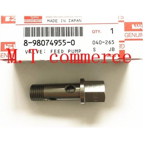 Original Supply Pump Valve 8980749550 8-98074955-0