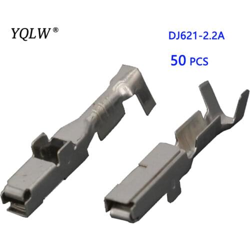 100 PCS car connector 2.2 series block socket copper tin plated terminal DJ621-2.2A