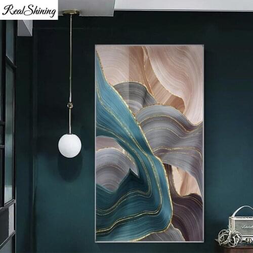 Nordic Art Diamond Painting Modern Abstract Luxury Diy Handmake embroidery Gold Pictures for Living Room Bedroom Decor,F995