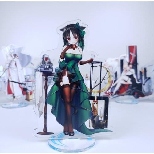 Anime Azur Lane Hanayome Bride Dress Skin Standee Chicheng Kaga Cosplay Double-Side Acrylic Stand Figure Model Decoration Toy