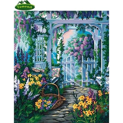 Home Garden Diamond Painting Crystal Square Sewing Art Crafts Rhinestone Cross Stitch Unfinished Wall Decoration 3D Embroidery