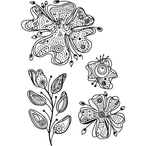 Background Transparent Clear Stamps for DIY Scrapbooking/Card Making/Kids Christmas Fun Decoration Supplies