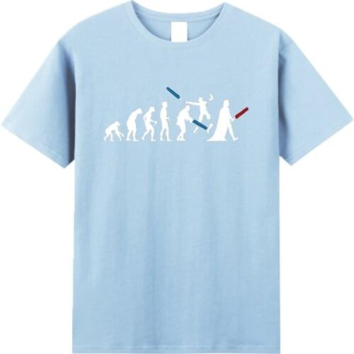 Human Star Wars To Evolution T Shirt Funny Birthday Gifts For Dad Father Men T-Shirts Summer Cotton T-Shirt Disney Movies Tees