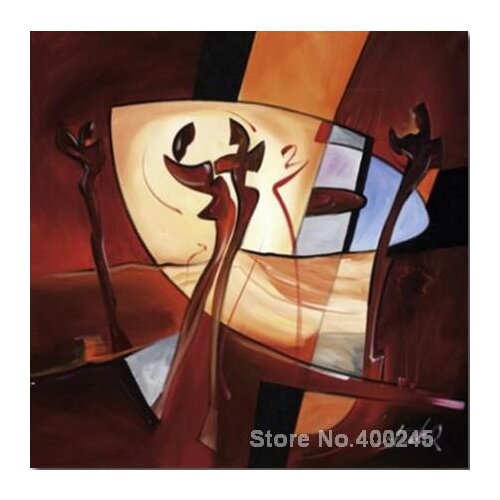 Painting for childern room Spotlight Dancing III modern wall art Hand painted High quality
