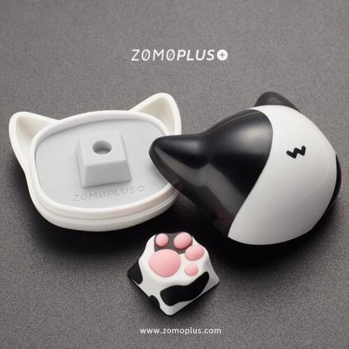 ZOMOPLUS Multi Color ABS & Silicon Artisan Keycap kitty paw Mechanical Keyboard MX Switch Use