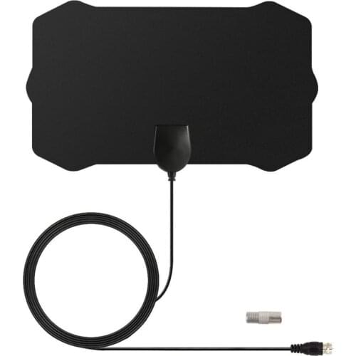 Indoor 80 Miles 1080P TV Antenna 25DB Digital HDTV Antenna With Amplifier Signal Booster Radius Surf Fox DVB-T2 TV Aerial