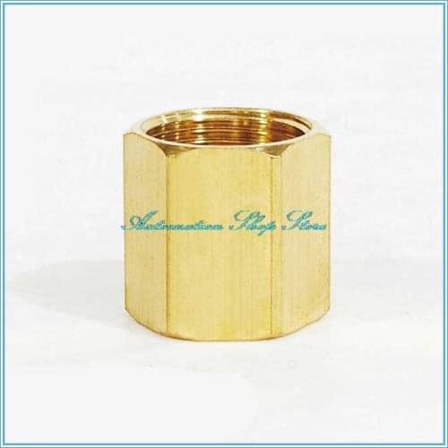 Brass Copper Hose Pipe Fitting Hex Coupling Coupler Fast Connetor Female Thread 1/8" 1/4" 3/8" 1/2" 3/4" BSP