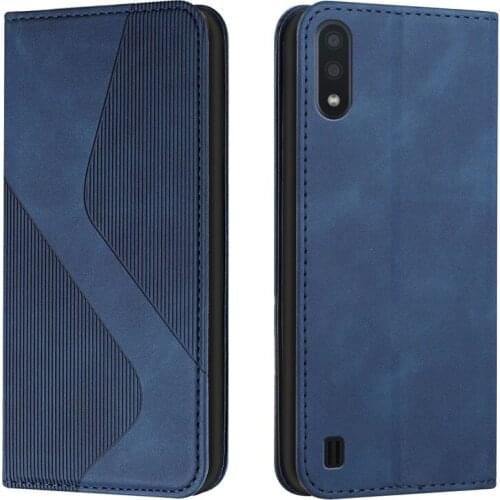 New Magnetic Leather Case na For Samsung Galaxy A10 A20 A30 A50 A50s A30s A20s A10s A20E A40 Skin Feel Wallet Cover S Pattern Co