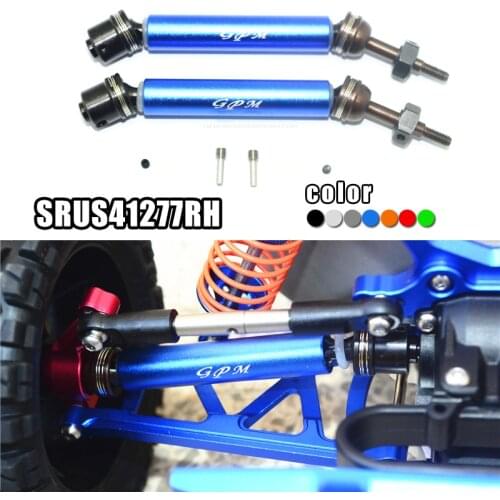 GPM TRAXXAS 1/10 RUSTLER VXL 67076-4 Metal hardened steel head + aluminum alloy barrel retractable CVD rear universal joint