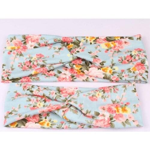 Fashion Mama & Baby Headwear Bowknot Elastic HeadBands For Women Children HairBands Hair Accessories