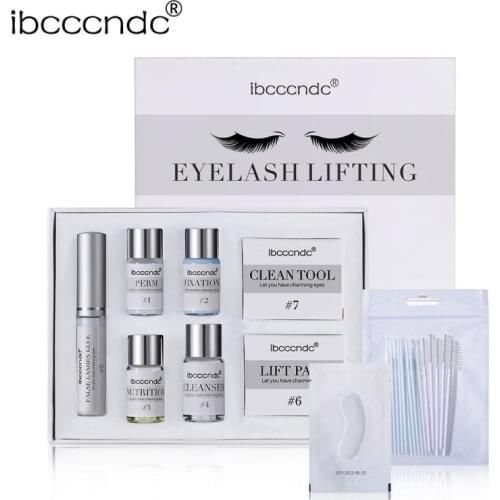 Eyelashes Brow Lifting Perming Kit Mink Curl Eyelash Extension Tint Laminate Nature Eyelash Enhancer Lasting Eyebrow Lashes
