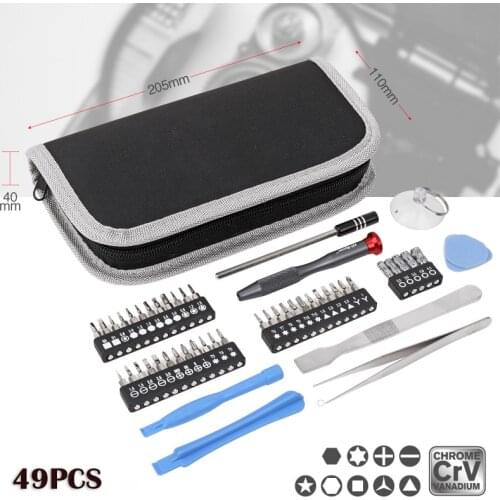 Multi Screwdriver Set With 40 Precision Bit 49 in 1 Hand Tool Screwdrivers For Computer PC Mobile Phone Repair Tools Torx Hex