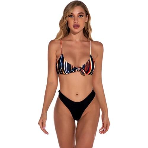 New High Cut Thong Bathing Suit Push Up Swimsuit Swimwear Women Brazilian Biquini Swim Beach Micro Bikini Set