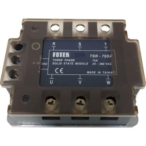 Original Taiwans FOTEK positive phase high power solid state relays TSR-75DA