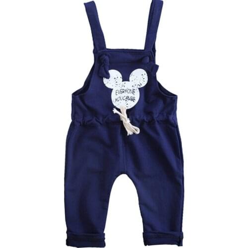 Spring and Autumn New Korean One piece pants Cotton Baby Pants Cartoon Baby Boys&Girl Pants 0-2 Year kids pants