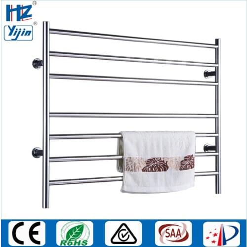 Wide chromed Finish SUS 304 Heated Towel Rail towel warmer Concealed/Exposed Wiring Electric Towel Radiator towel rail HZ-920A