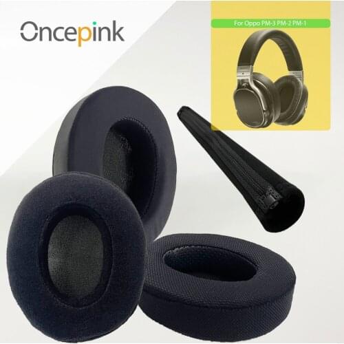 Oncepink Replacement EarPads Headband For OPPO PM3 PM2 PM1 PM-3 PM-2 PM-1 Headphone Ear Cushion Cover Repair Parts Earphones
