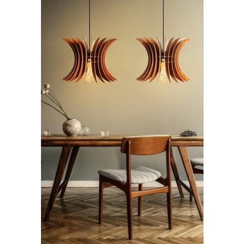 Indoor atmosphere lamp for home chandelier Wing Modeled Special Design Mdf Chandelier-3d
