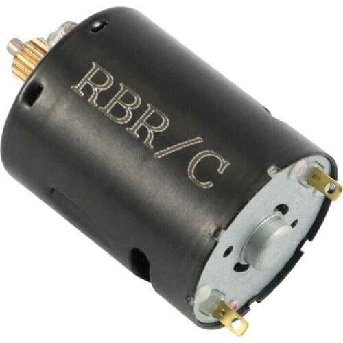 High Speed 6V 8T 52000 RPM 370 Metal Motor For WPL 1/10 RC Car D12 Gearbox Replacement Accessories Upgrade DIY