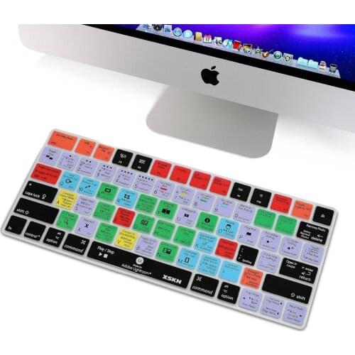 XSKN for Magic Keyboard Lightroom Shortcut Keyboard Cover, Durable LR Shortcuts Keyboard Skin for Apple Magic Keyboard MLA22LL/A