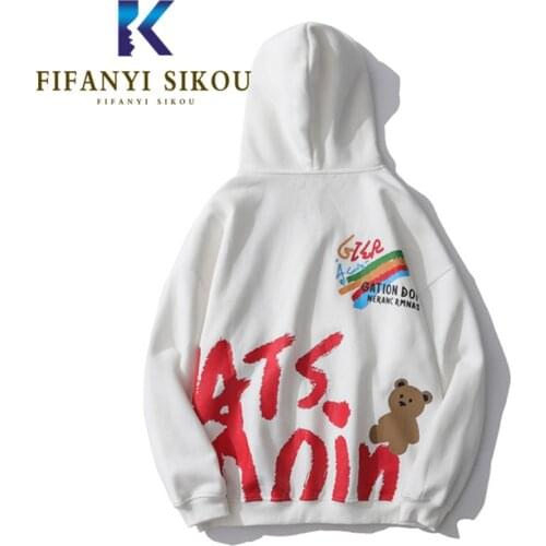 Autumn Winter Warm Sweatshirt Women Fashion Print Hoodies High Quality Loose Pullovers Female Casual Couple Hooded Sweatshirts