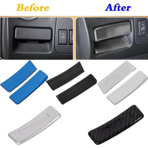 For Nissan Terra 2018 2019 2020 Car Trim Stick Stainless Steel Left Cup Decoration Holder Gear Storage Box Frame Cover 1pcs