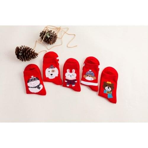 120pairs/lot women new fashion christmas cotton cute 3D cartoon animal pet dog/bear snowmen/rabbit sock