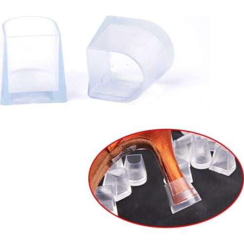2pcs High Heel Covers Antislip Latin Stiletto Dancing Covers Shoe Care Kit Cap High Heel Silicone Protectores Stoppers