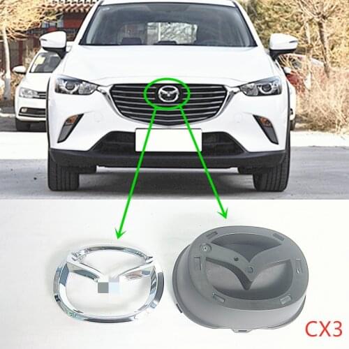 Car accessories body parts front bumper grille symbol logo bracket for Mazda CX-3 2015-2019