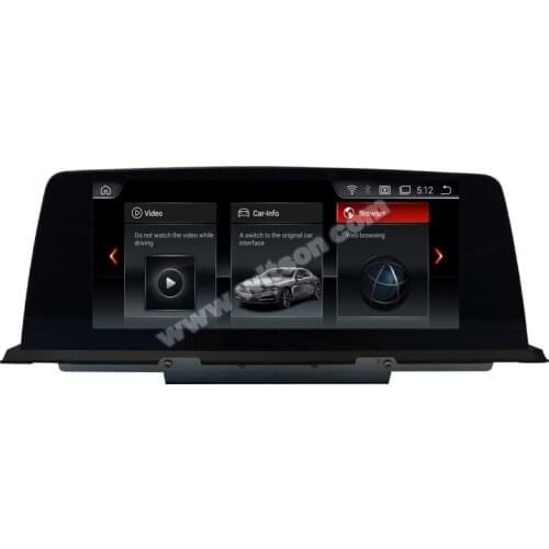 10.25" Android 9.0 OS Car Multimedia GPS for BMW 6 Series F06 F12 2013-2017 with NBT System with BMW Original Functions Support