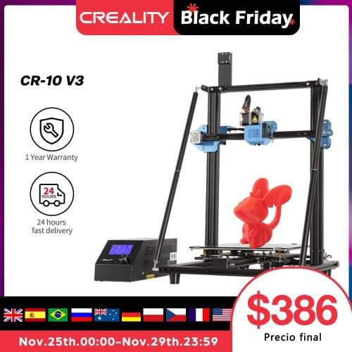 CREALITY CR-10 V3 3D Printer E3D Titan Direct Drive Extruder Silent Mainboard Resume Print Brand Power Supply