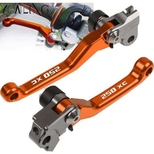 For 250 XC 250XC 2014 2015 2016 2017 2018 Motorbike CNC Dirt bike Pivot Folding Brake Clutch Lever Motocross Handle Levers