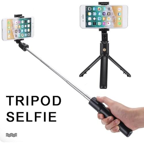 For i-Phone Go Pro Digtal Camera 1pc Lightweight Selfie Stick Tripod Stand Extendable Phone Mount Stand Wireless Remote Pohiks
