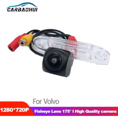 For Volvo S40 S40L V50 S60 S60L C70 V70 For Volvo XC60 XC90 S80L Fisheye SonyMCCD Lens Starlight Night Vision Car Reverse Camera