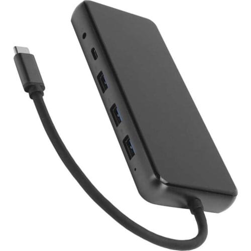 Laptop Docking Station 12 in 1 Laptop Docking Station Type‑C 3.0 to Dual MST Triple Display Adapter USB 3.0 Docking Station