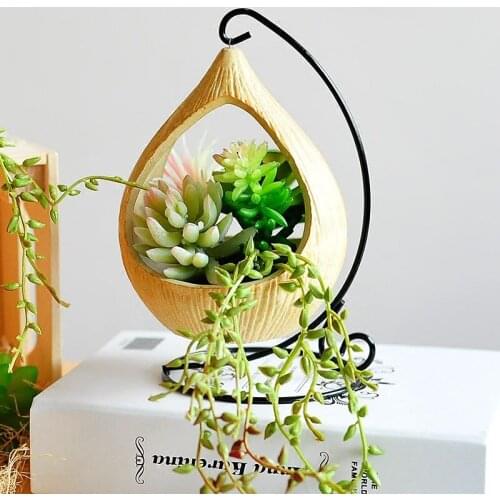 Succulent plant group pot hanging basket pot bonsai simulation flower set artificial flower indoor decoration