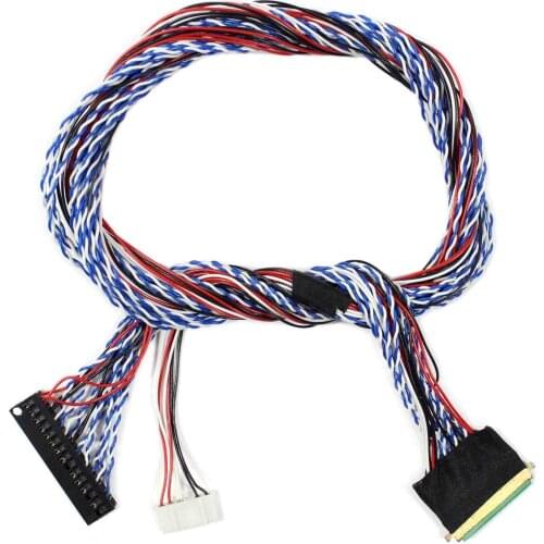 LCD Screen Cable LVDS Cable 2ch 6bit IPEX40P 50cm