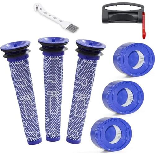 Pre-Filters & Post-Filters Clip Trigger Lock Bottom Set For Dyson V7 V8 Absolute Cordless Stick Vacuum Cleaner