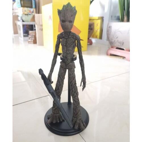 Marvel Guardians of The Galaxy Avengers Baby Groot Hands Moveable Action Figure Model Toys