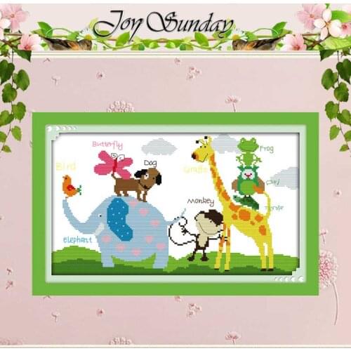 Animal paradise patterns counted Cross Stitch 11CT 14CT Cross Stitch Set Wholesale DIY Cross-stitch Kit Embroidery Needlework