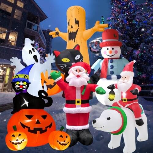 Inflatable led children, outdoor snowman, garden, Halloween, new year, Christmas decoration, holiday gifts, toys, 2021