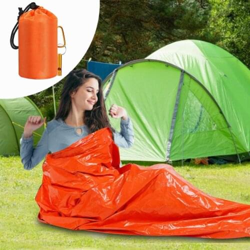 New Outdoor Emergency Sleeping Bag Camping Survival Thermal Blanket Waterproof Emergency Gear Compact Windproof Durable
