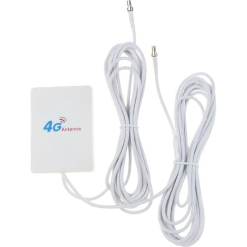 4G LTE Pannel Antenna TS9 CRC9 SMA Connector Dual SlIder Connector for HuaweI 3G 4G LTE Router Modem AerIal