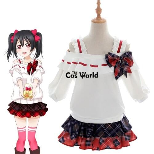 Love Live School Idol Project Yazawa Nico Tops Dress Uniform Outfit Anime Cosplay Costumes