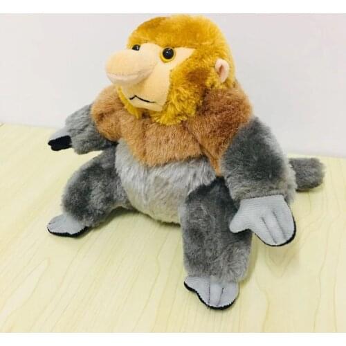 Plush Doll Proboscis Monkey Mascot Plush Toy Christmas New Year Gifts