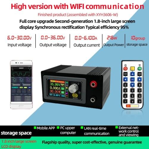 XYH3606 DC DC Boost Buck Converter CC CV 0-36V 6A 12V 24V Power Module Adjustable Regulated laboratory power supply WIFI