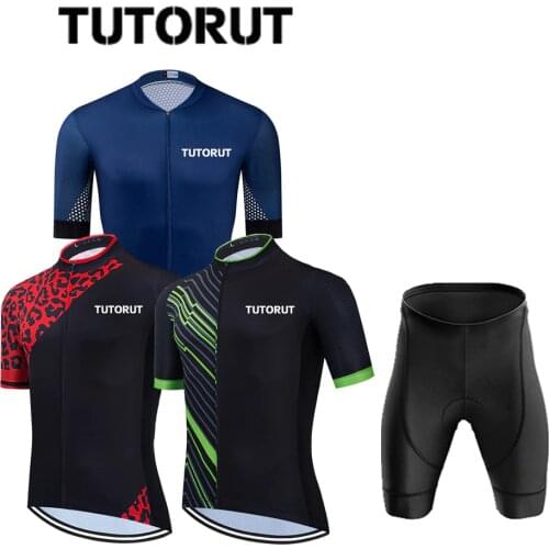 Professional Cycling Suit Short Sleeve Mens Cycling Suit Quick-drying Bicycle Clothing Mountain Bike Sportswear Short Sleeve