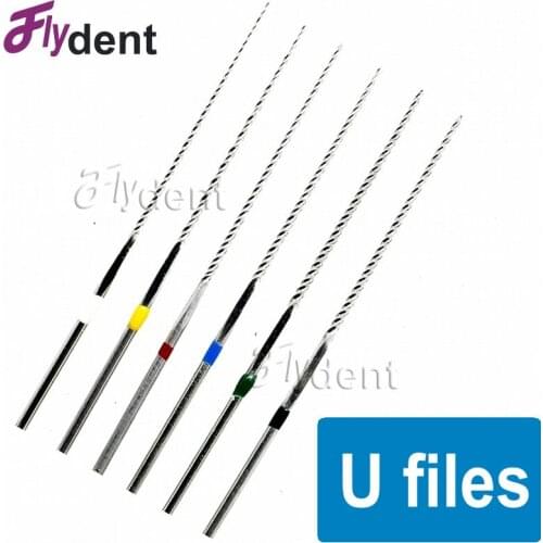 Dental instrument U files ultrasonic engine use stainless steel root canal cleaning 33mm dentist tool