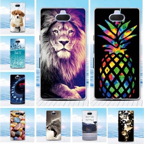 Thin Case For Sony Xperia 10 Phone Silicone Shell Fundas For Sony Sony Xperia10 Back Cover For Sony 10 Coque Protection Bumper